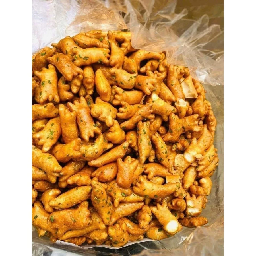 Bánh Quẩy Cua Vị Mắm Hành, Quẩy Giòn Giòn Chiên Mắm 300gr