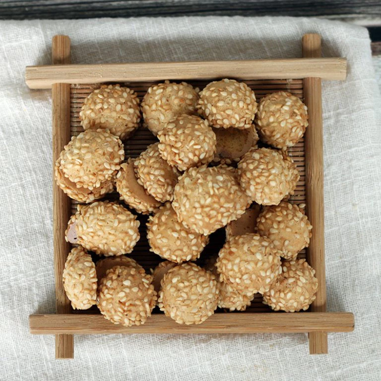 Bánh Quy Trứng Nhện Vừng, Bánh Quy Bơ Mè Rang Thơm Ngon 300gr