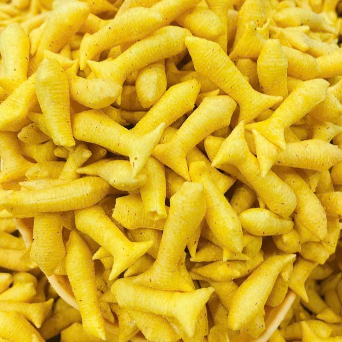 Bánh Cá Vàng Phồng Cay Thơm Ngon Giòn Đóng Túi Zip 270gr