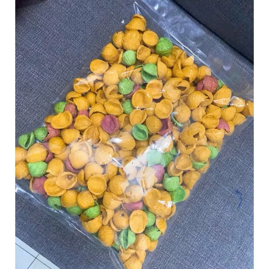 Bánh Snack Ốc Sò 3 màu giòn ngon đậm vị 250G